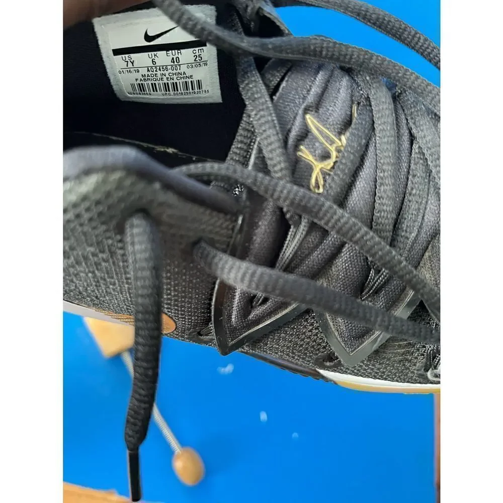 Nike Boys Kyrie 5 AQ2456-007 Black Basketball Shoes Sneakers Size 7Y